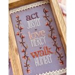 Upcoming Release: Micah 6:8 Cross Stitch Chart (image for) Upcoming Release: Micah 6:8 Cross Stitch Chart